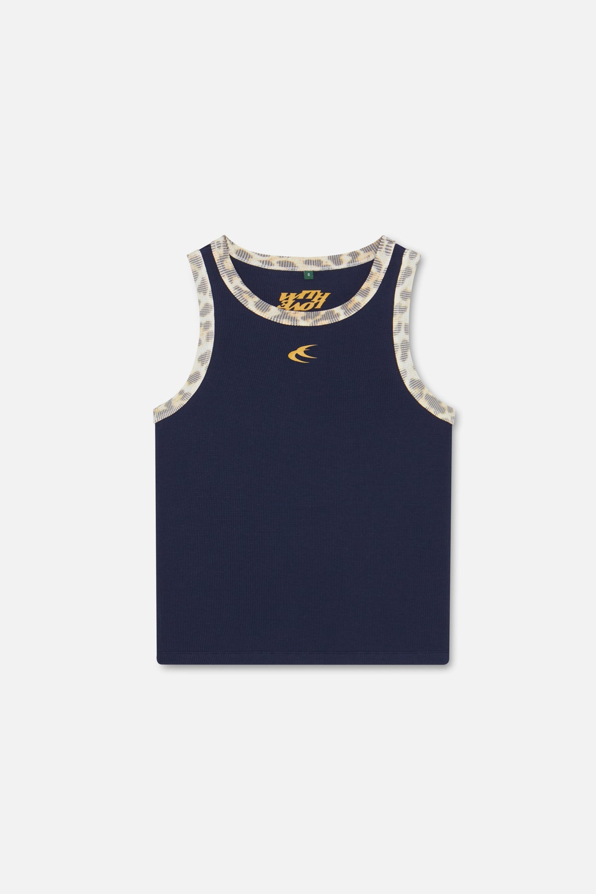 Animal Navy Waffle SCFF Tank Top