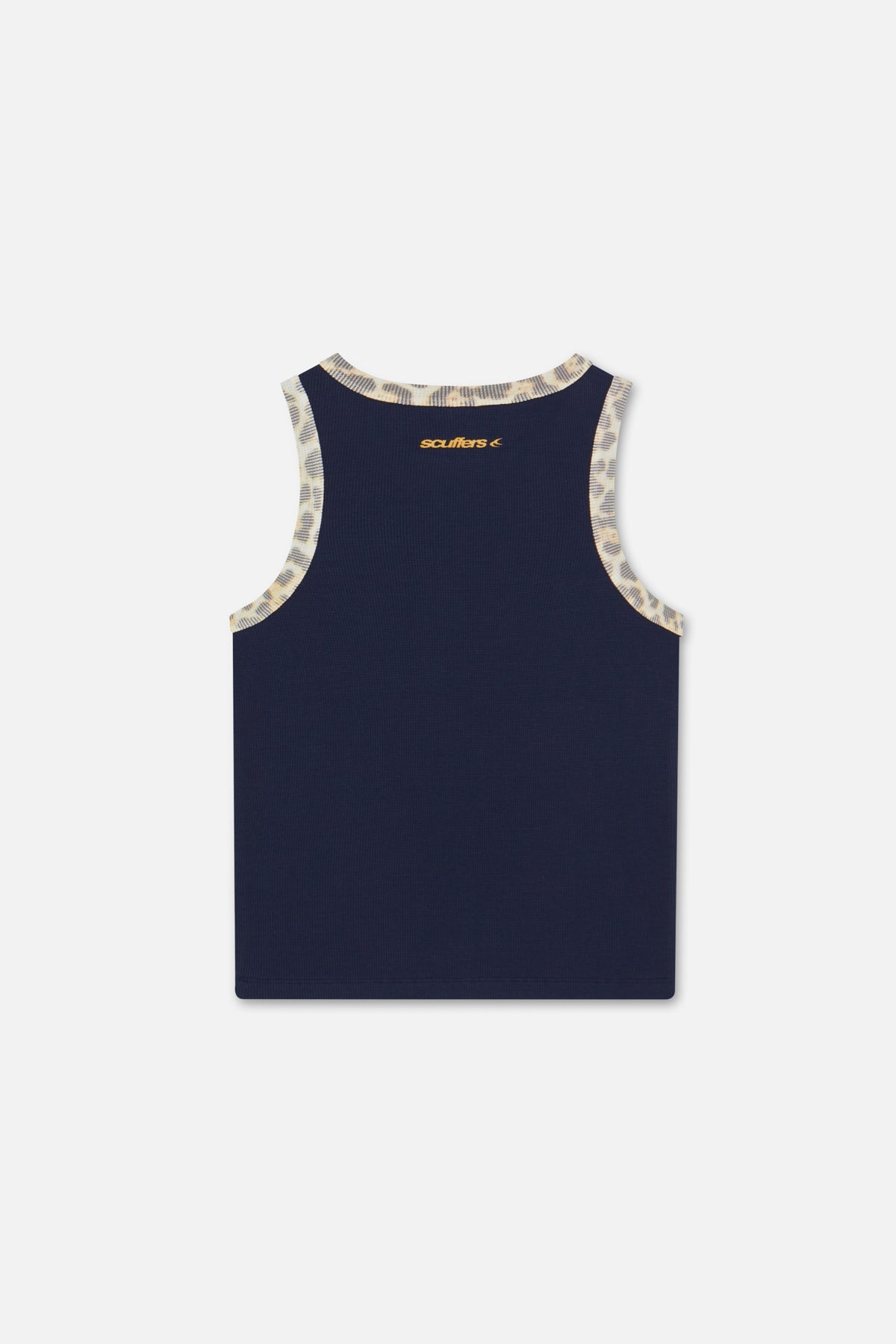 Animal Navy Waffle SCFF Tank Top