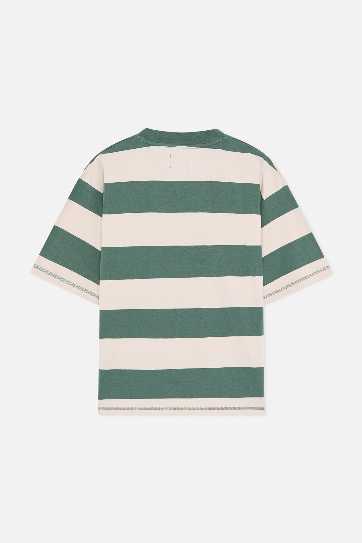 Boy Green Striped T-Shirt