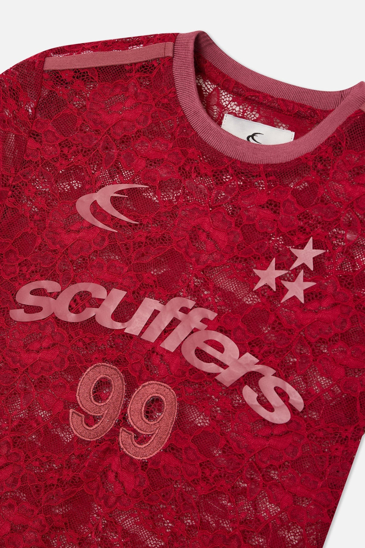 99 Lace Burgundy Top