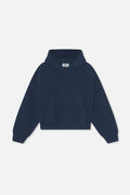 Bawdy Navy Knit Hoodie